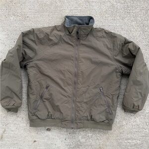 LL Bean Men’s Green Full Zip Green Insulated Jacket Size XL